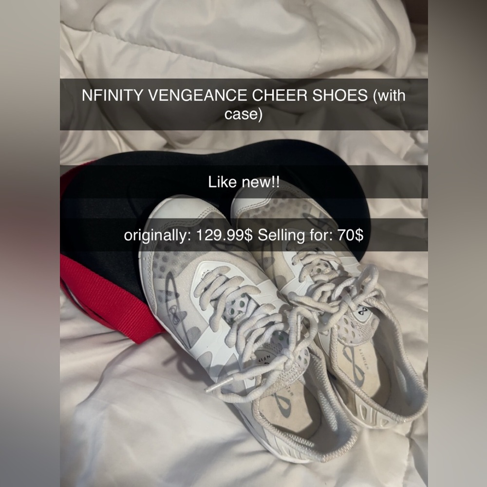 NFINITY Vengeance Cheer Shoes White Gray